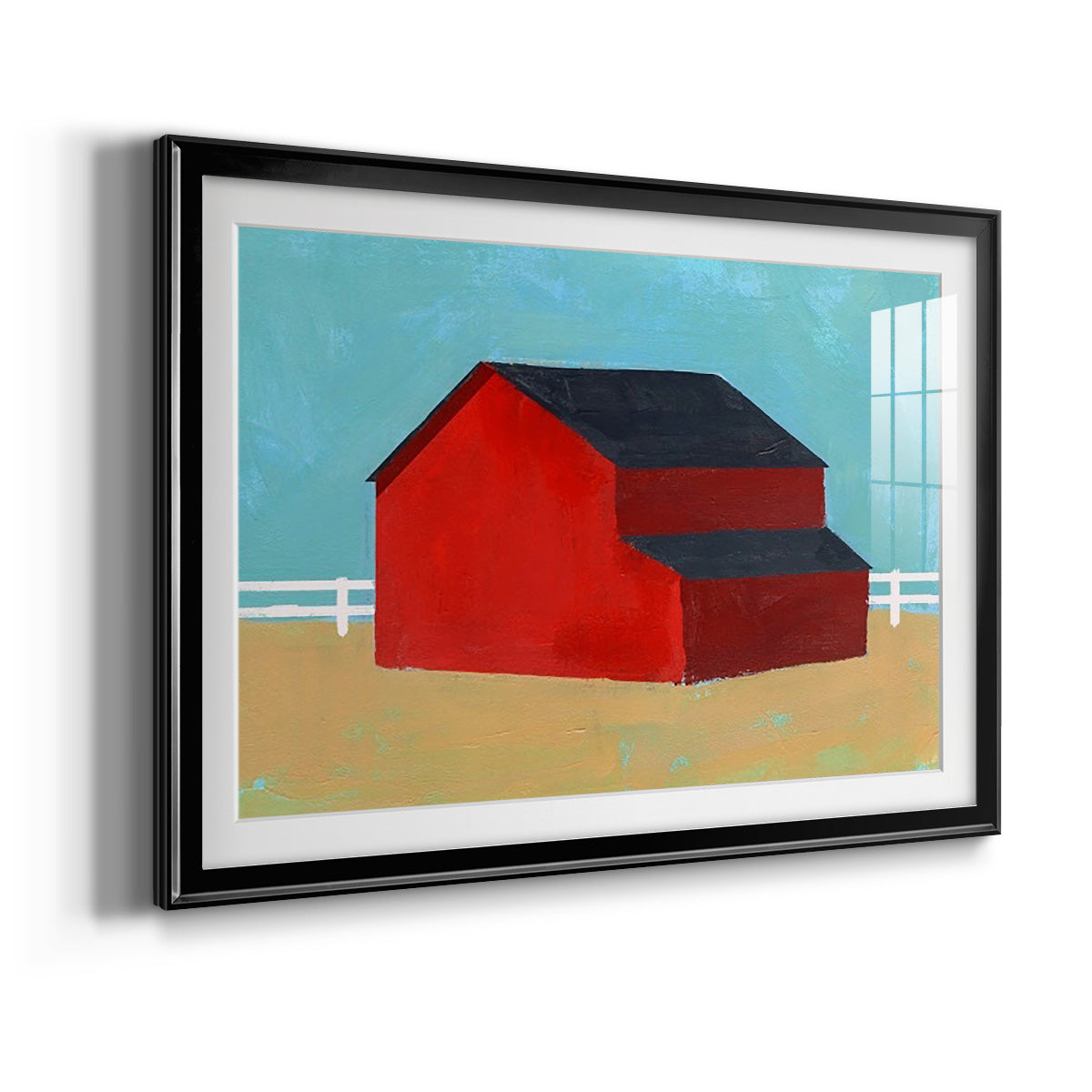 Big Red One II Premium Framed Print - Ready to Hang