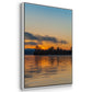 Molten Gold - Floater Framed Canvas Print