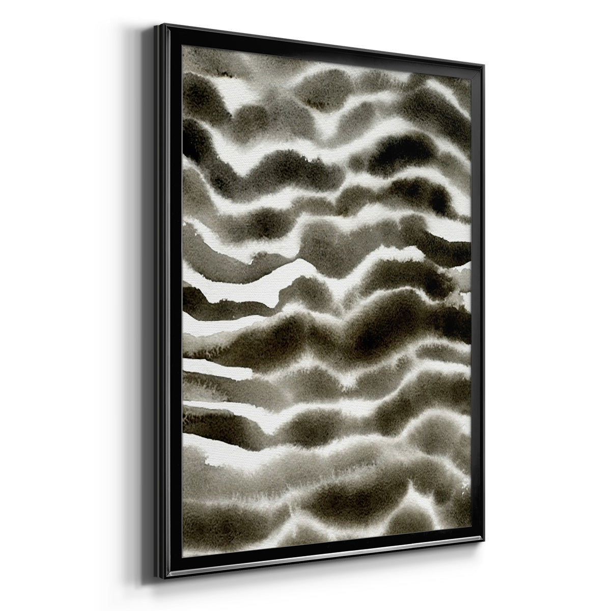 Jungle Stripe I - Modern Framed Canvas Print