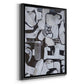 Beverlywood City Forms - Modern Framed Canvas Print