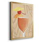 Tropical Cocktail I - Modern Framed Canvas Print