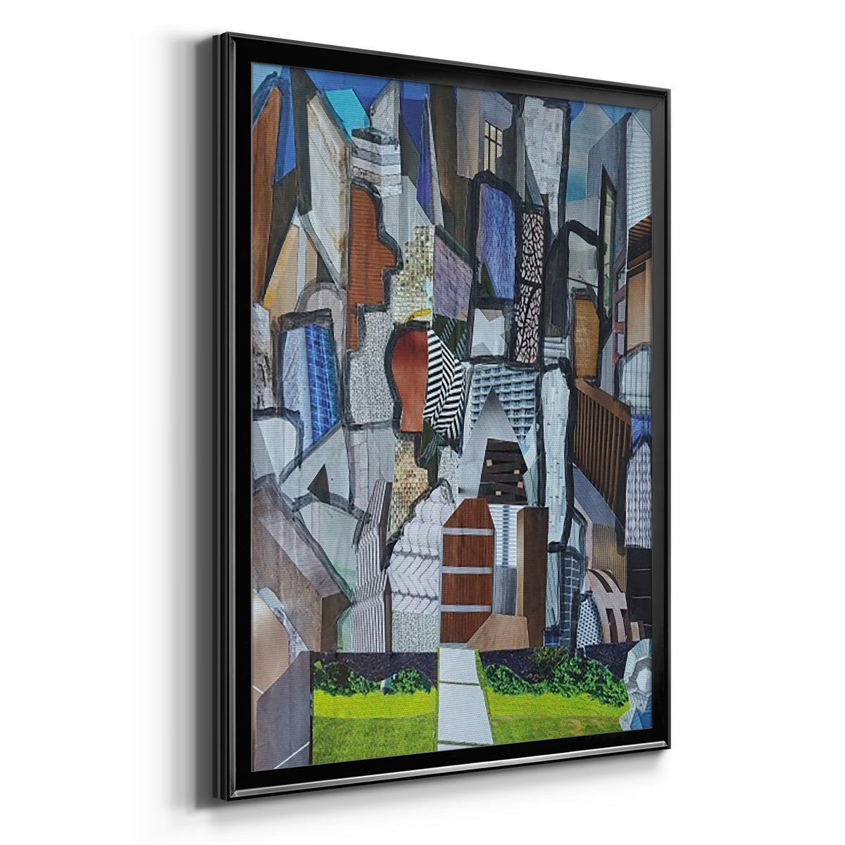 Chicago Grant Park - Modern Framed Canvas Print