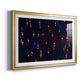 Crimson Constellation - Modern Framed Art Print