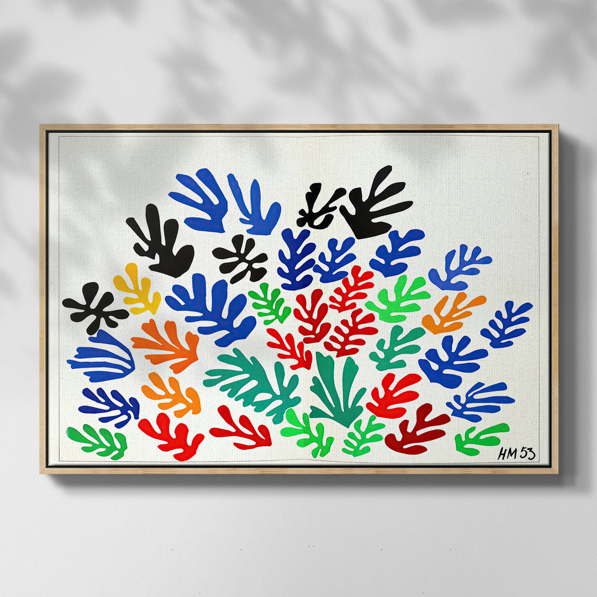 The Sheaf (La gerbe), 1953 - Floater Framed Canvas Print