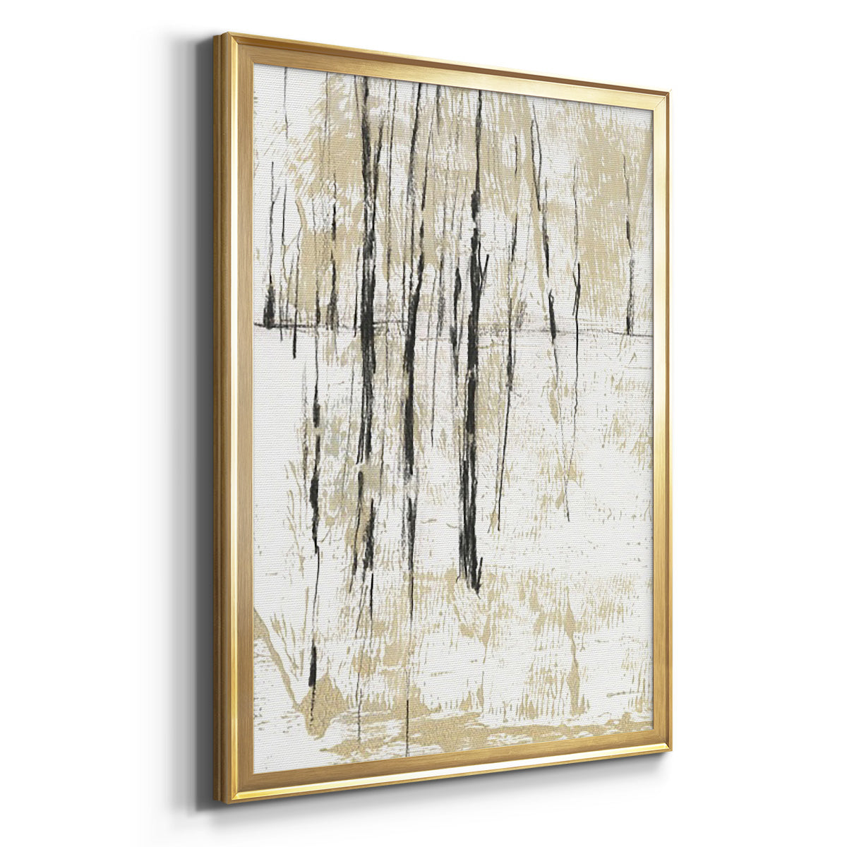 Gilded Forest II - Modern Framed Canvas Print