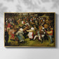 The Wedding Dance, c. 1566 - Floater Framed Canvas Print