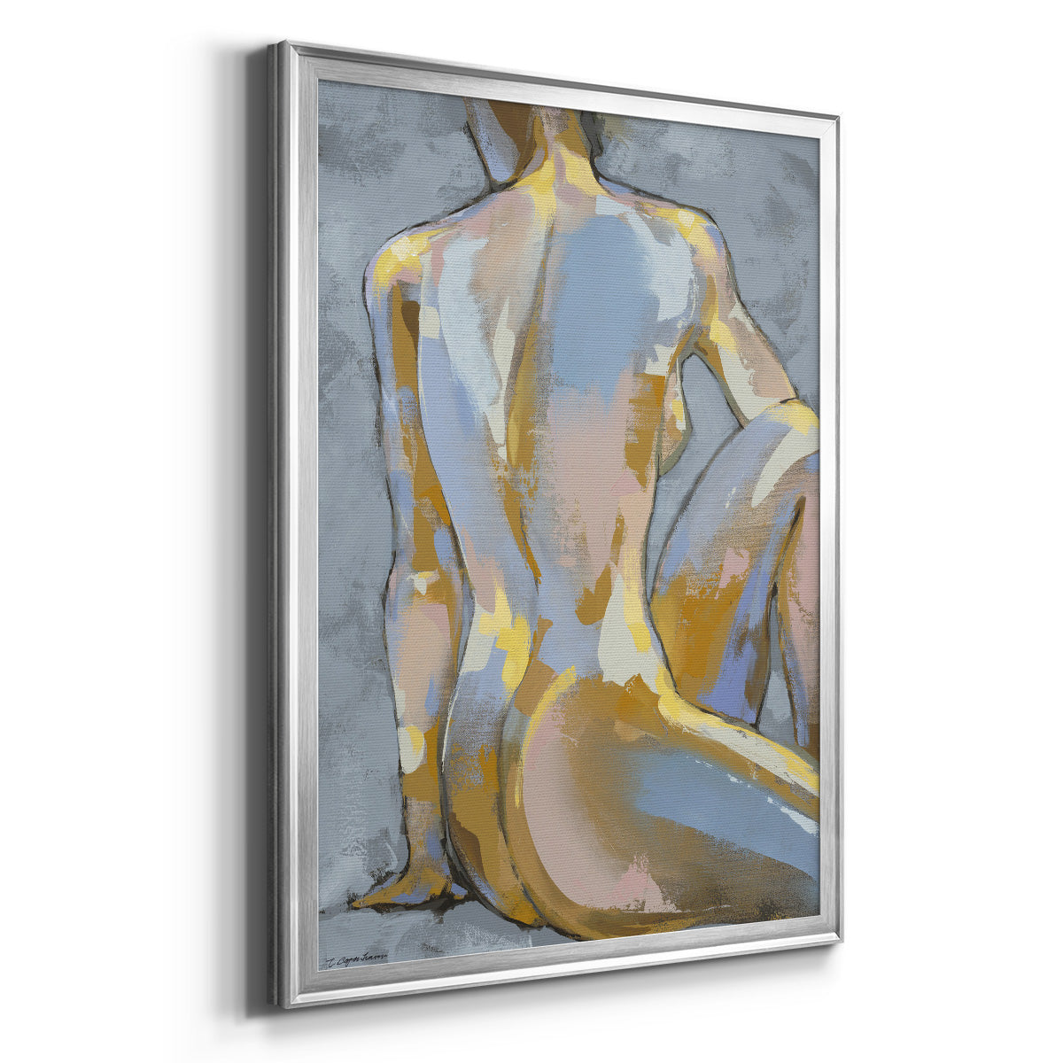 Grey Maiden II -  Framed Canvas Print