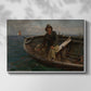 Fishermen from Rügen, 1882 - Floater Framed Canvas Print