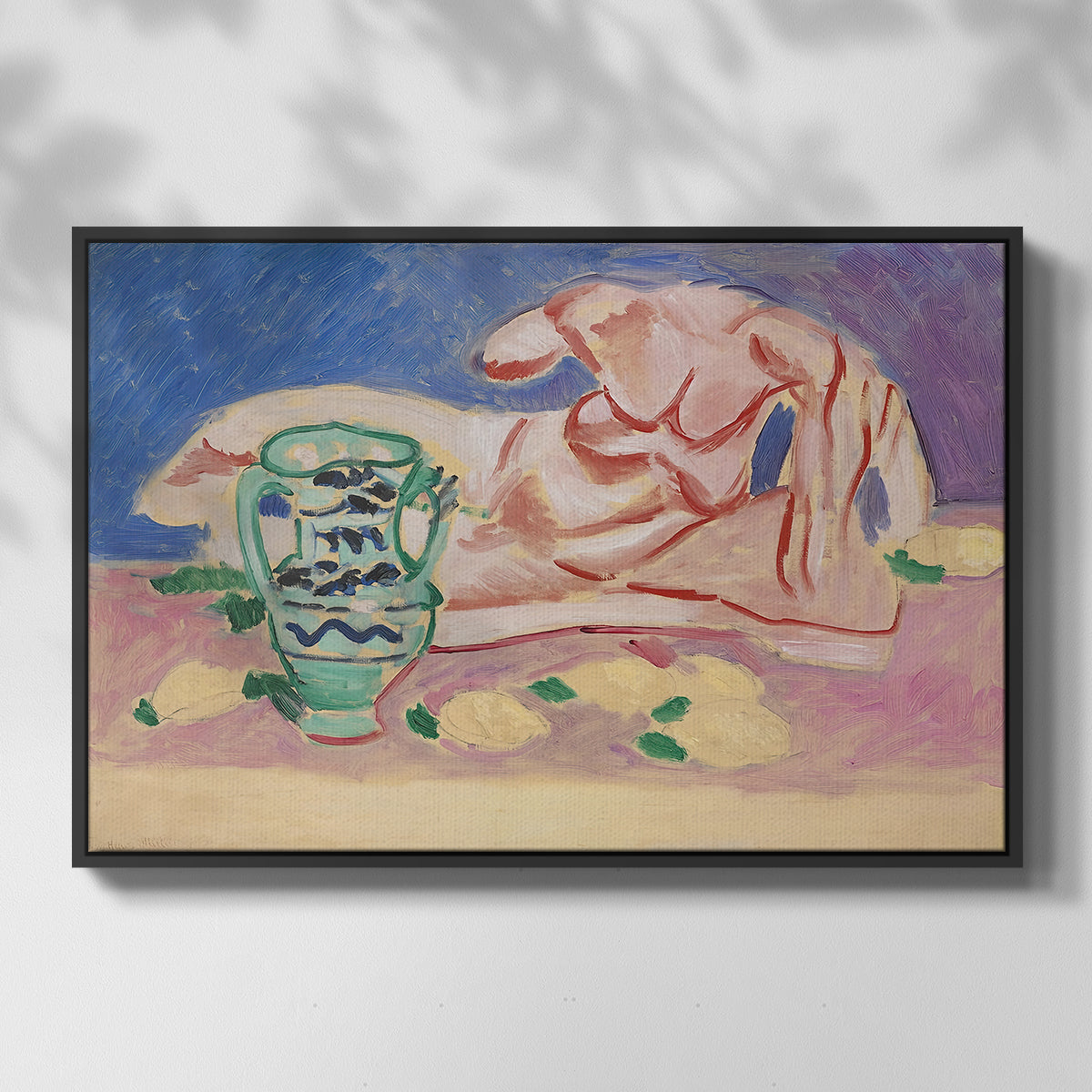 Ilyssus from the Parthenon, 1908 - Floater Framed Canvas Print