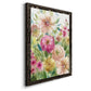 Jardin de Fleurs - Premium Canvas Framed in Barnwood - Ready to Hang