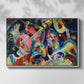 Improvisation. Deluge, 1913 - Floater Framed Canvas Print