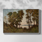 The Banks of the Allier, 1894 - Floater Framed Canvas Print