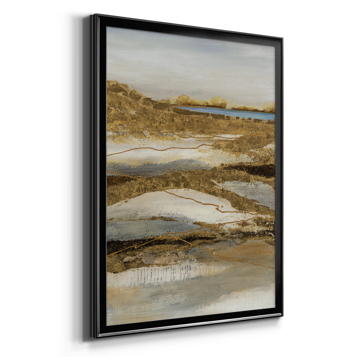 Let's Go Over There - Modern Framed Canvas Print