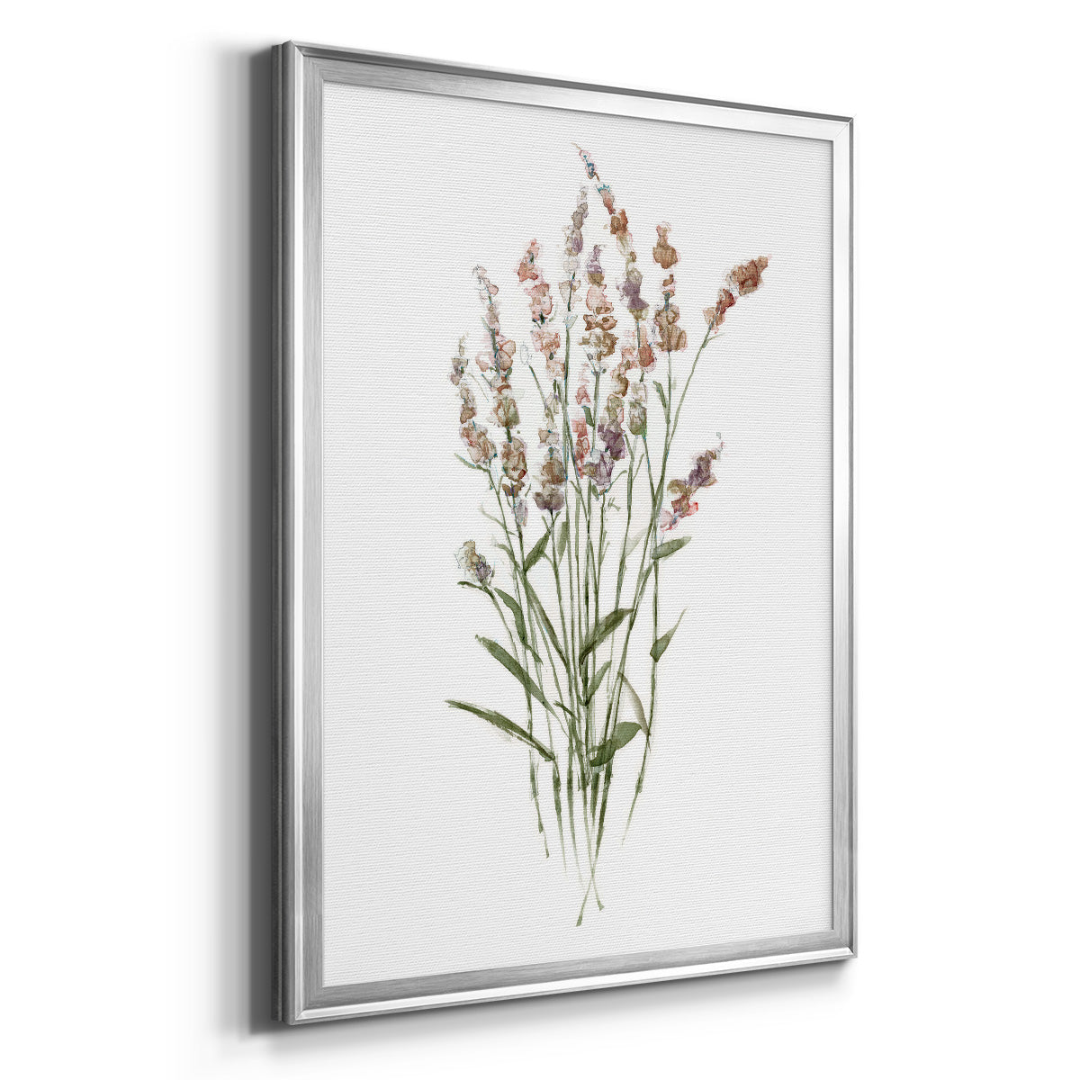 Dainty Botanical II - Modern Framed Canvas Print