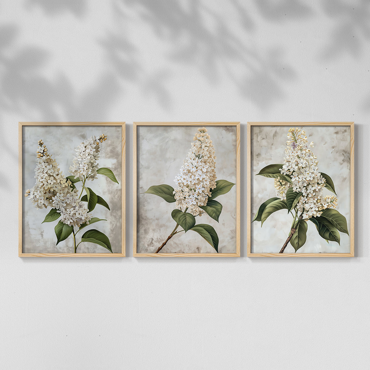 Floral Study Series LXXXVII - Restickable Framed Art Set