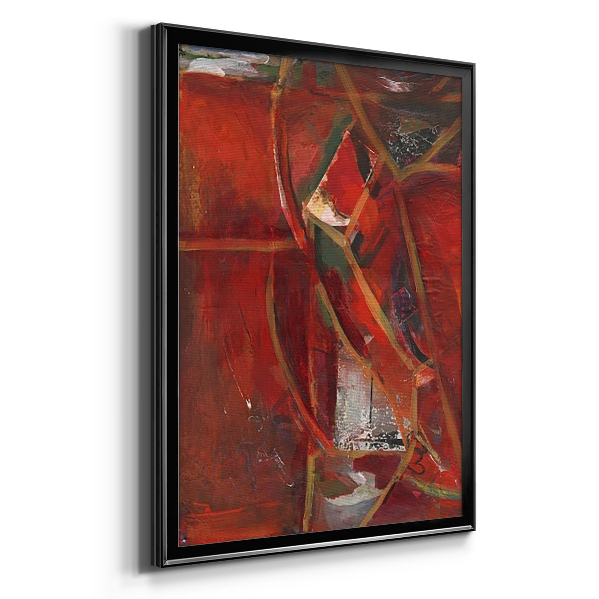 City Life II - Modern Framed Canvas Print