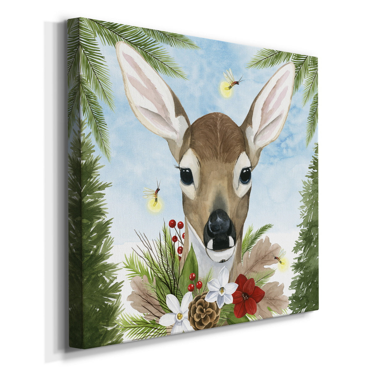 Forest Christmas I-Premium Gallery Wrapped Canvas - Ready to Hang