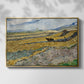Enclosed Field with Ploughman, 1889 - Floater Framed Canvas Print