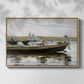 Boys in a Dory, 1873 - Floater Framed Canvas Print