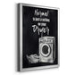 Normal Is Just A Setting - Modern Framed Canvas Print