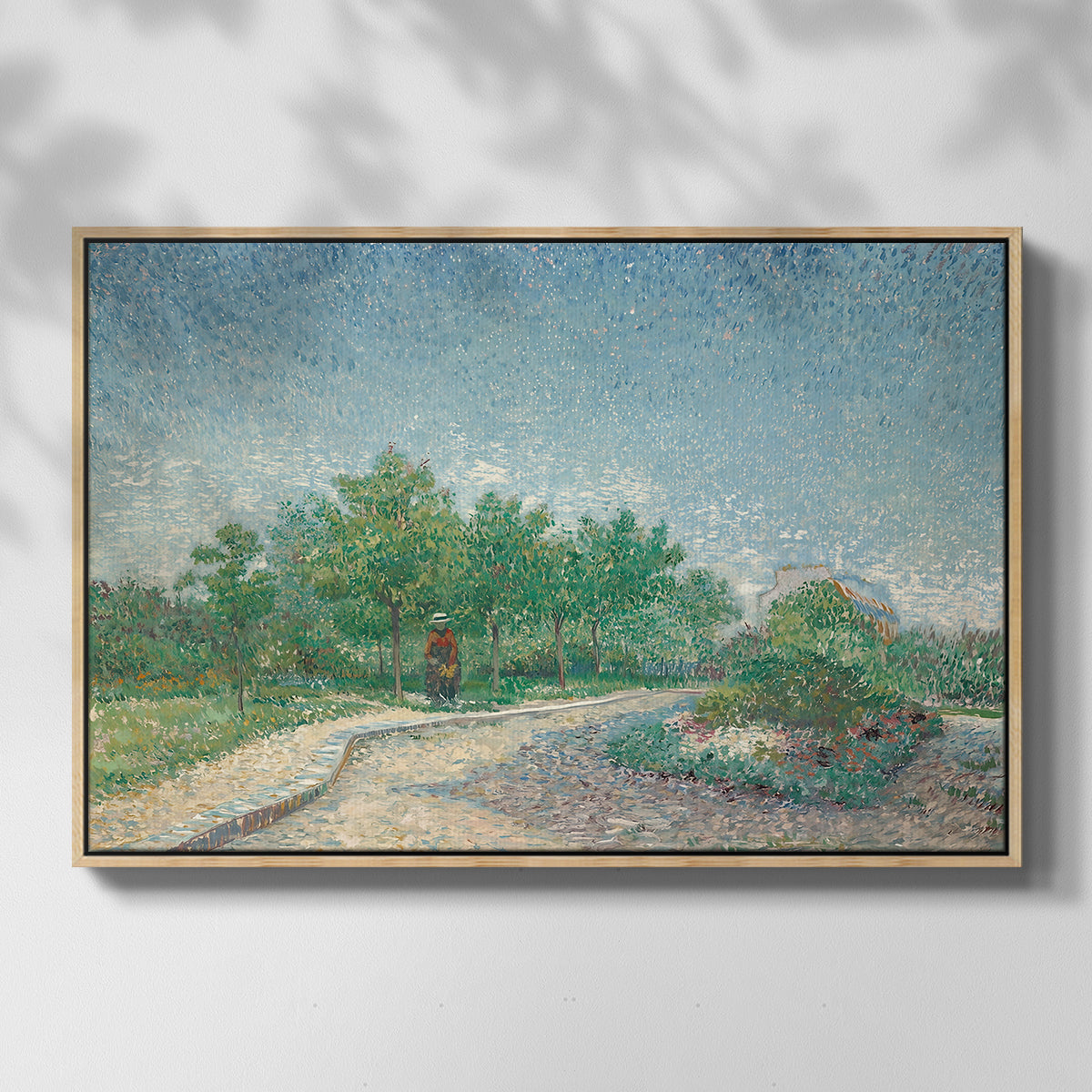 Square Saint-Pierre, Paris, 1887 - Floater Framed Canvas Print