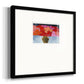 Red Poppies II- Premium Framed Print Double Matboard