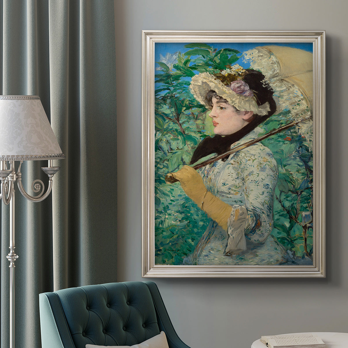 Spring - Ornate Framed Canvas Print