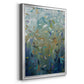 Falling Leaves - Modern Framed Canvas Print