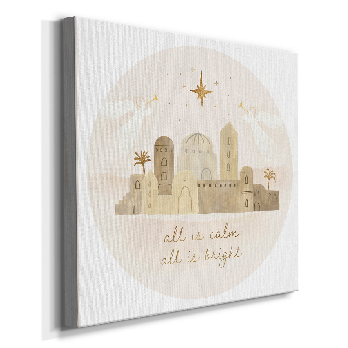 Away in a Manger Collection C-Premium Gallery Wrapped Canvas - Ready to Hang