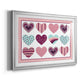 Sweet Valentine Collection A - Modern Framed Art Print