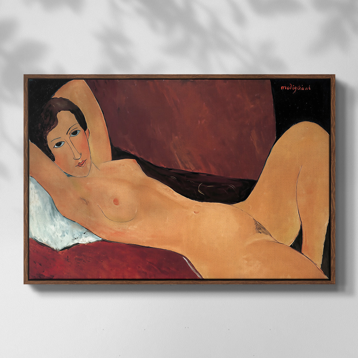 Reclining Nude (Nu couché), 1917 - Floater Framed Canvas Print