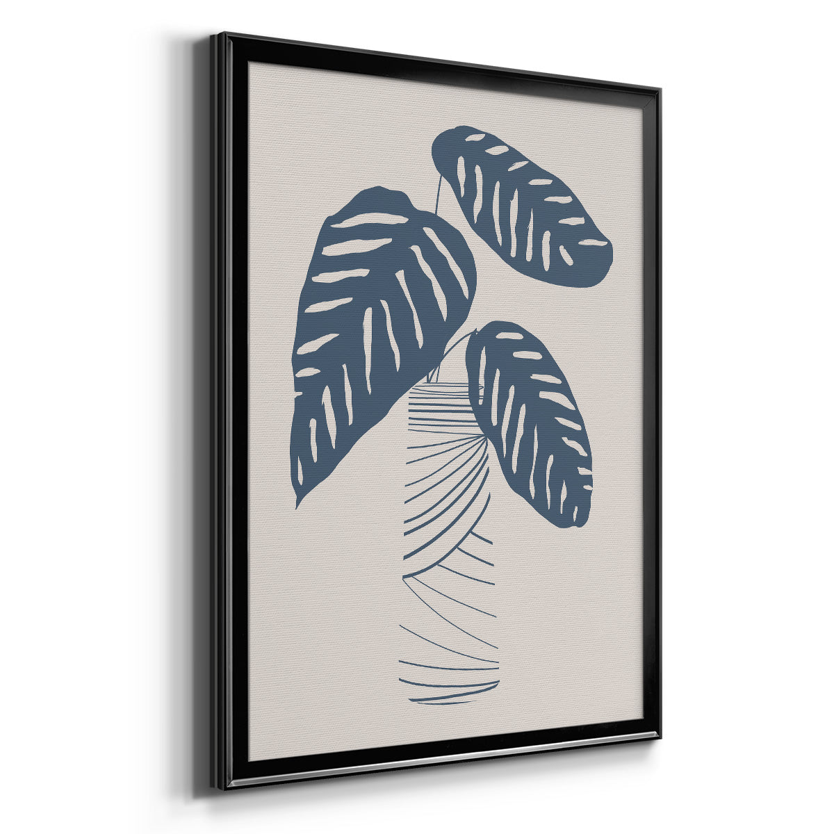 Wired in Monochrome II - Modern Framed Canvas Print