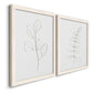 Botanical Gesture III - Premium Framed Canvas 2 Piece Set - Ready to Hang