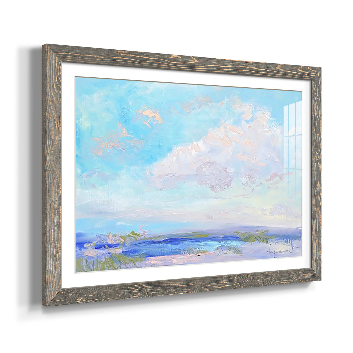 A Perfectly Lovely Day - Barnwood Framed Art Print