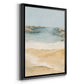 Tranquil Beach II - Modern Framed Canvas Print