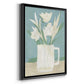 Muted Spring Arrangement III - Modern Framed Canvas Print