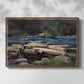 Hudson River, 1892 - Floater Framed Canvas Print