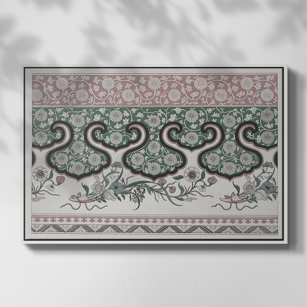 Examples of Chinese Ornament, Pl. LXXVI, 1867 - Floater Framed Canvas Print