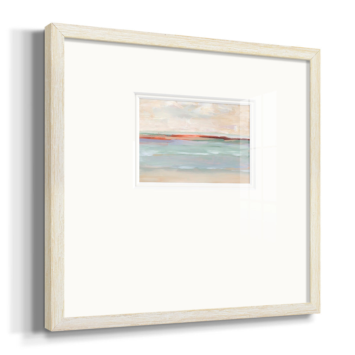 Sienna Horizon I Premium Framed Print Double Matboard