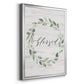 Blessed Wreath - Modern Framed Canvas Print