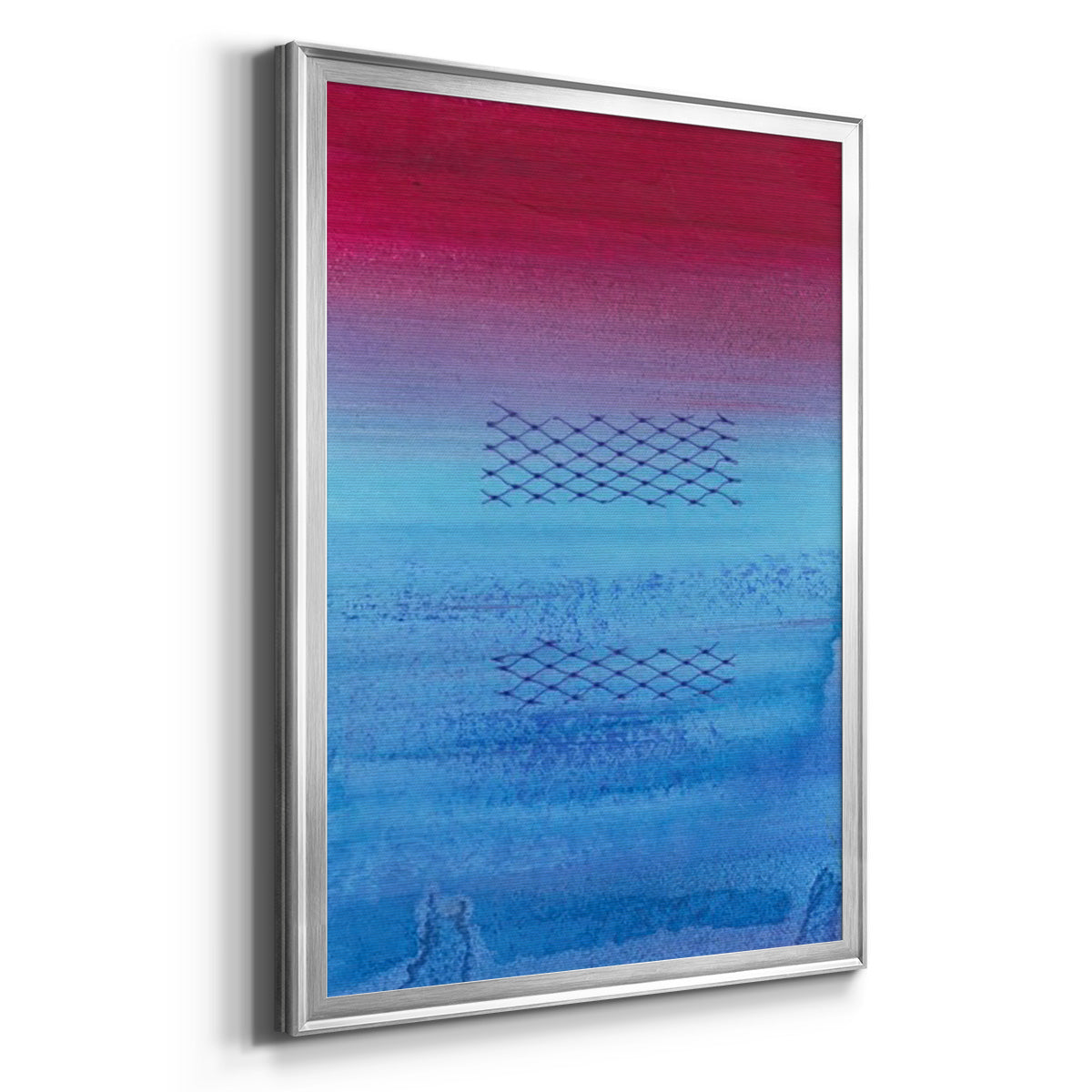 Gently Oppose II - Modern Framed Canvas Print