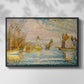 The Lighthouse at Groix, 1925 - Floater Framed Canvas Print