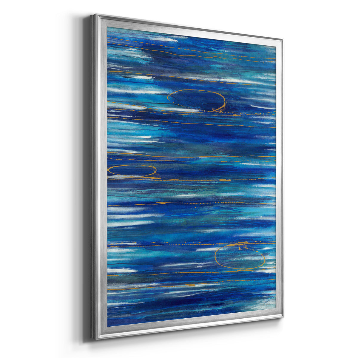 Waterworld - Modern Framed Canvas Print