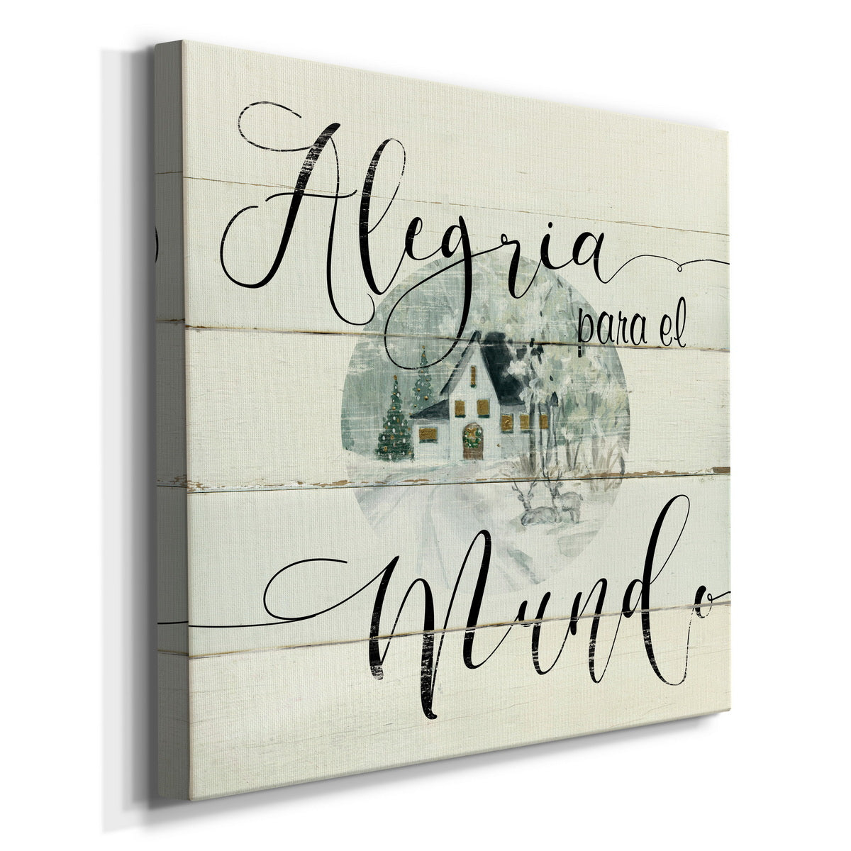 Alegria para el Mundo-Premium Gallery Wrapped Canvas - Ready to Hang