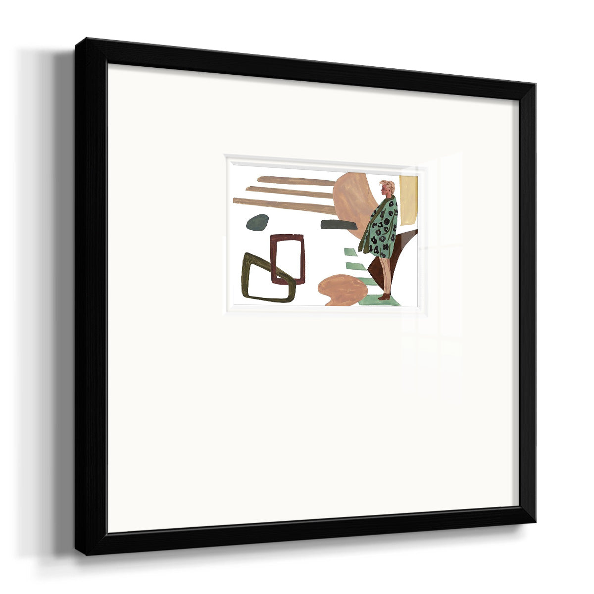 Vintage Vibes V Premium Framed Print Double Matboard