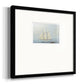 Foggy Sail II Premium Framed Print Double Matboard