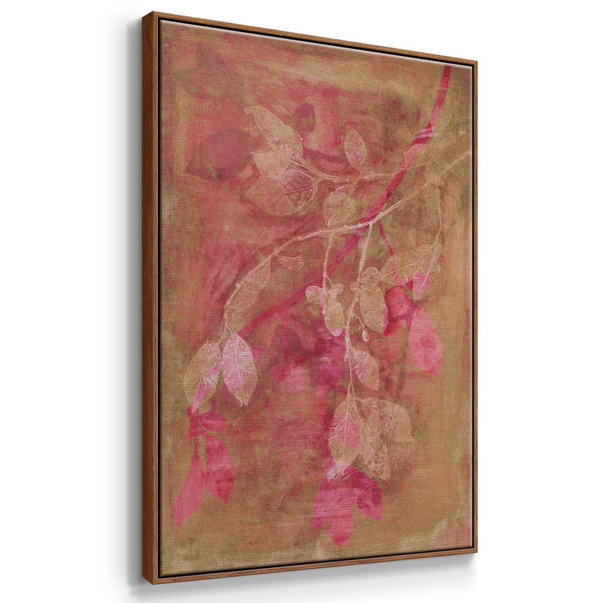 Branching Out IV - Framed Premium Gallery Wrapped Canvas L Frame - Ready to Hang