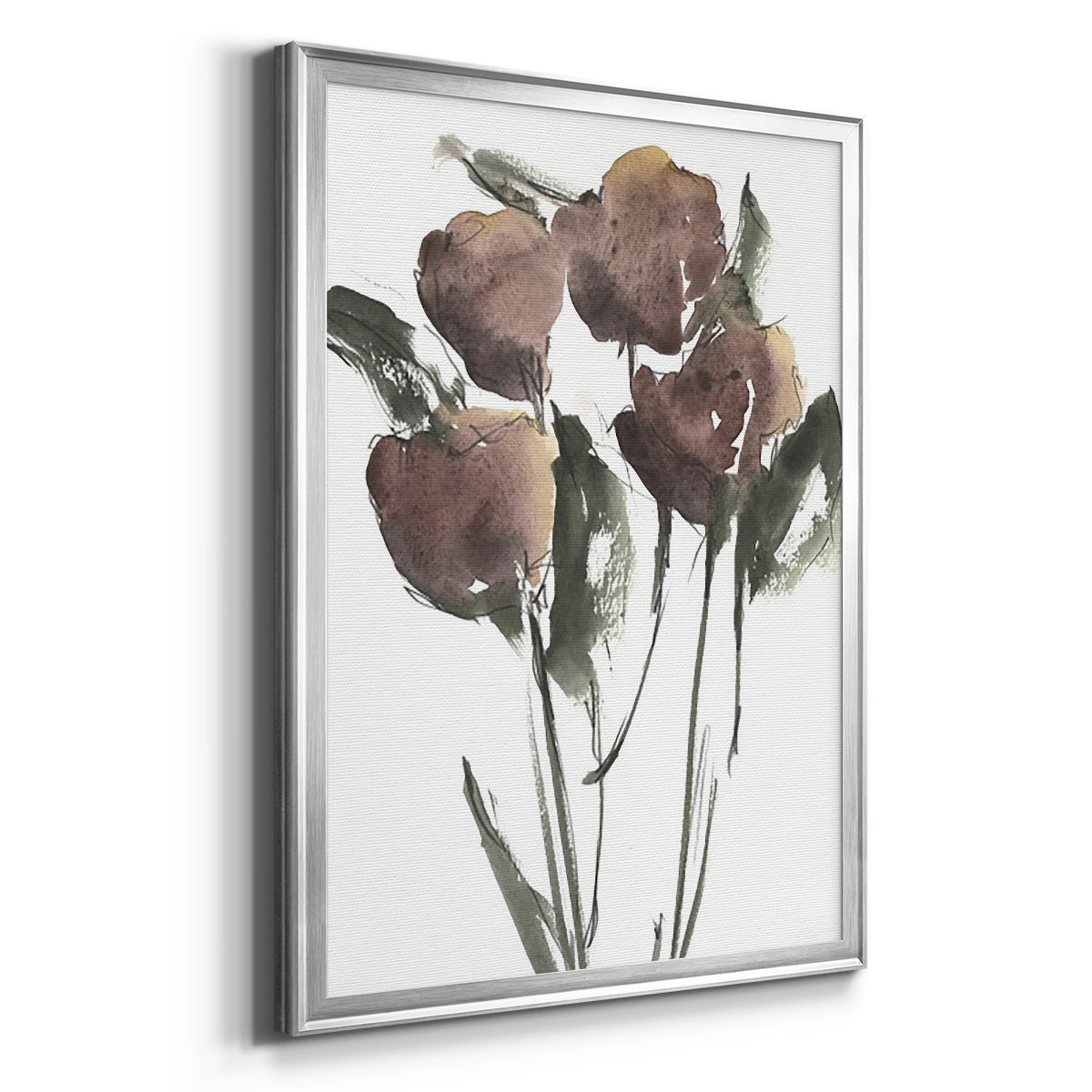 Growing Wild II - Modern Framed Canvas Print