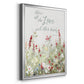 Love Meadow - Modern Framed Canvas Print