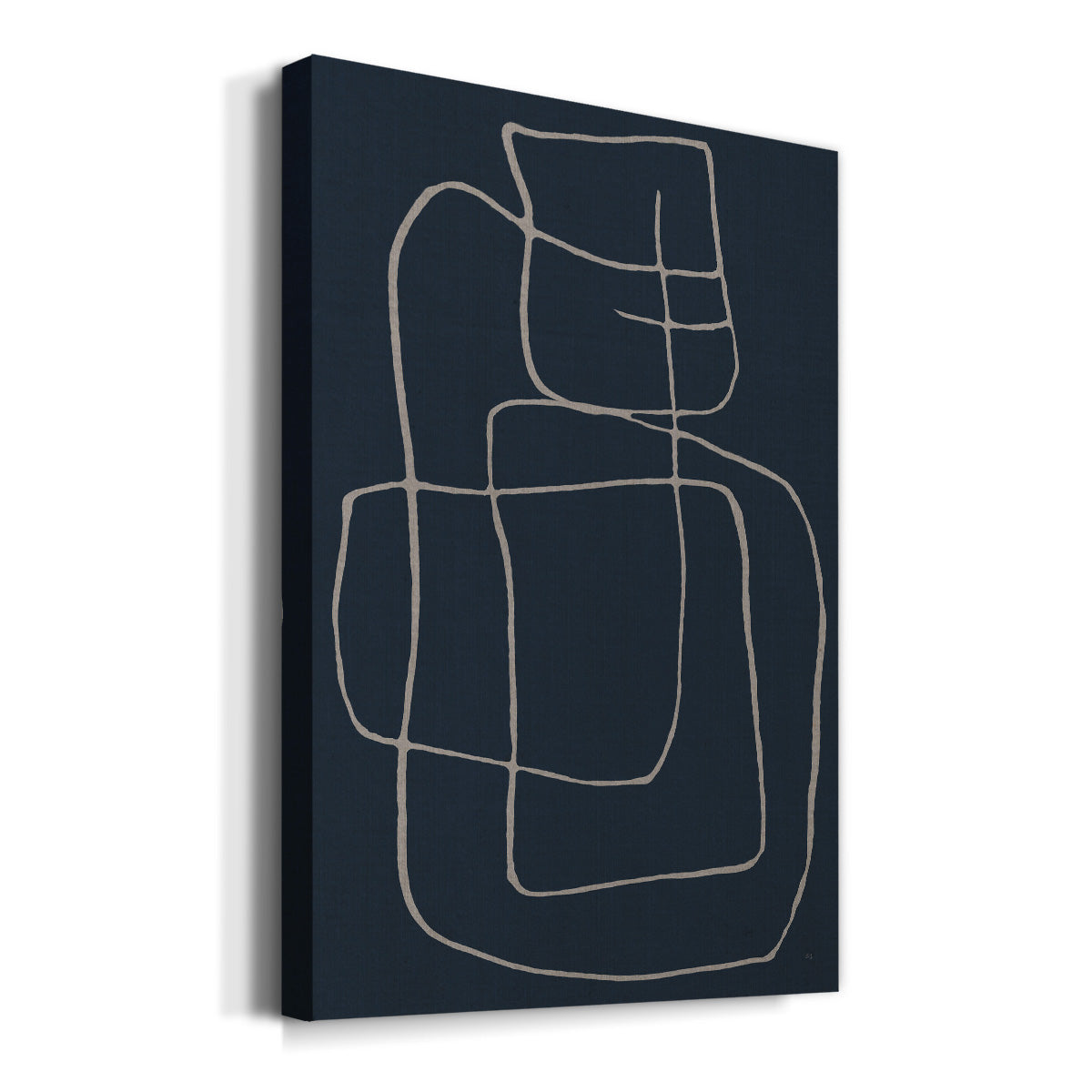 Shapes and Night Sky II - Canvas Art Print